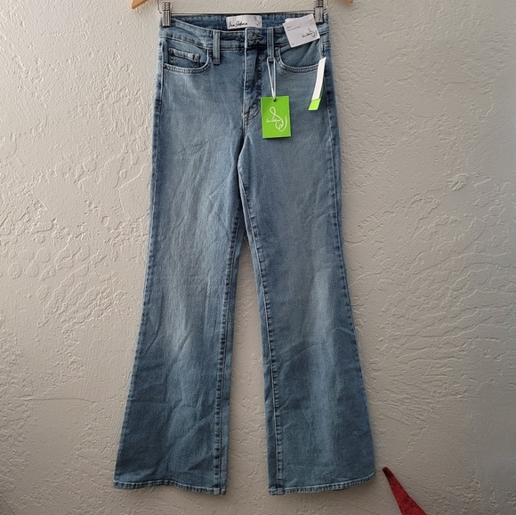 Sam Edelman Bay Flare Trouser Jean Size 25 NWT - Picture 1 of 8